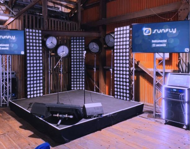 portable party light hire